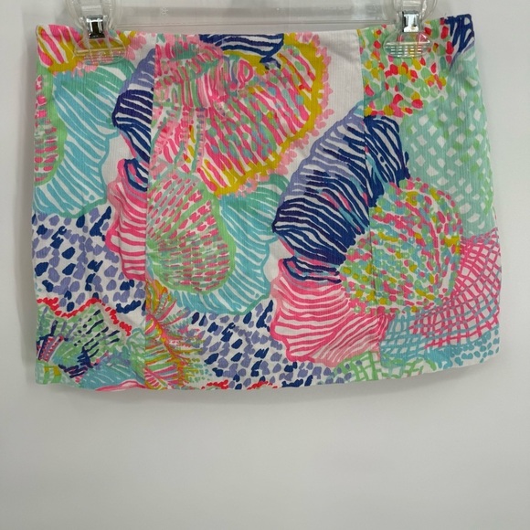 Lilly Pulitzer January Skort Multi Roar Of The Seas Shell Print Size 2 Skirt - Picture 6 of 8